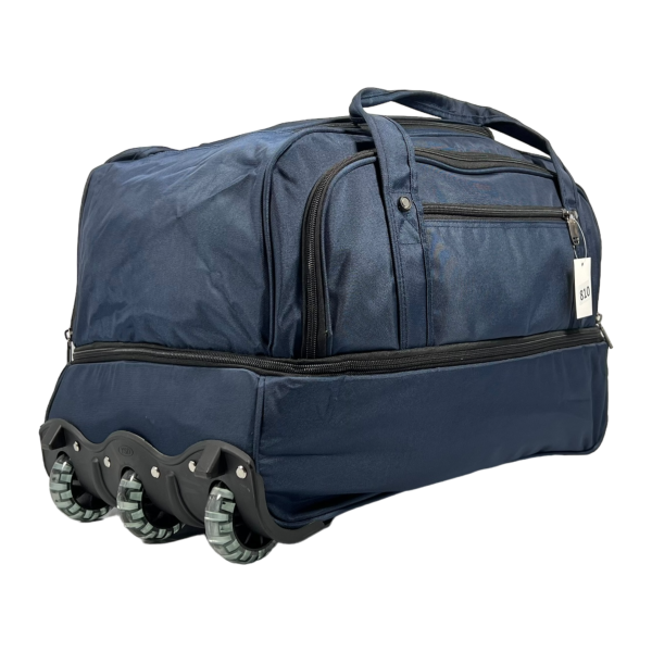 Сумка на колесах на пять отделений, 77 л, синяя Сумка на колесах на пять отделений, 77 л, синяя