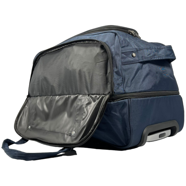 Сумка на колесах на пять отделений, 77 л, синяя Сумка на колесах на пять отделений, 77 л, синяя