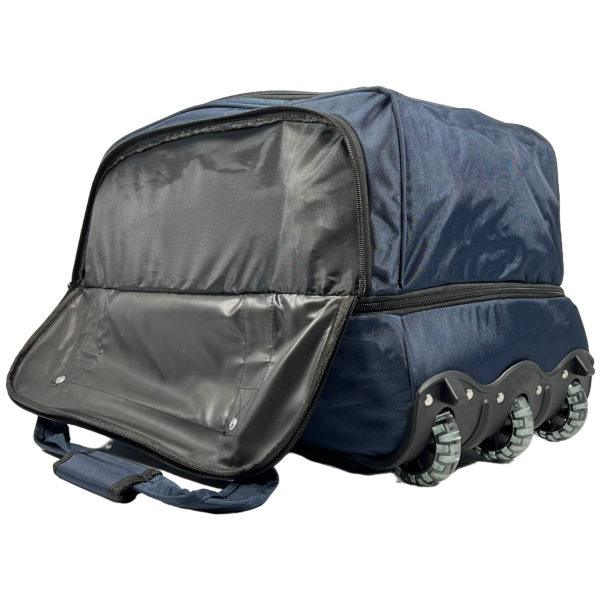 Сумка на колесах на пять отделений, 77 л, синяя Сумка на колесах на пять отделений, 77 л, синяя