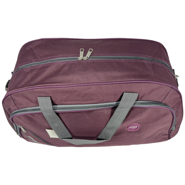Дорожня сумка на три віділеня, 53 л, фіолетова Дорожня сумка на три віділеня, 53 л, фіолетова