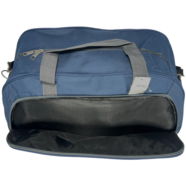 Дорожная сумка на три отделения, синяя Дорожная сумка на три отделения, синяя