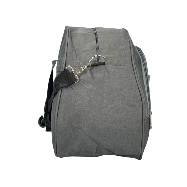 Дорожяі сумка на три відділення, сіра