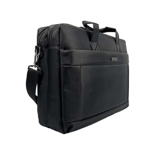 Сумка для ноутбука на три отделения, вмещающая ноутбуки диагональю до 18.4, черная Сумка для ноутбука на три отделения, вмещающая ноутбуки диагональю до 18.4, черная