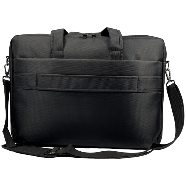 Сумка для ноутбука на три отделения, вмещающая ноутбуки диагональю до 18.4, черная Сумка для ноутбука на три отделения, вмещающая ноутбуки диагональю до 18.4, черная