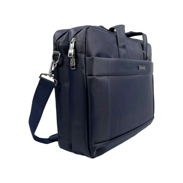 Компактная сумка через плечо на три отделения, цвет синий Компактная сумка через плечо на три отделения, цвет синий