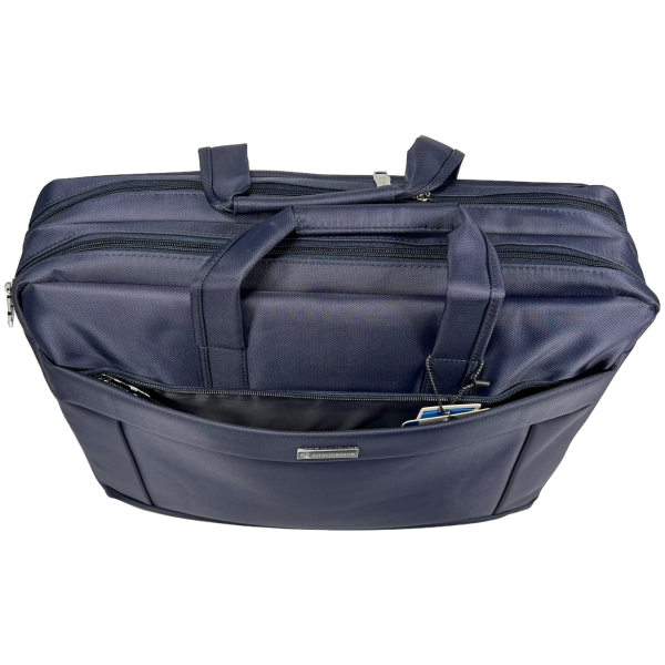 Компактная сумка через плечо на три отделения, цвет синий Компактная сумка через плечо на три отделения, цвет синий