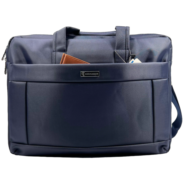 Компактная сумка через плечо на три отделения, цвет синий Компактная сумка через плечо на три отделения, цвет синий