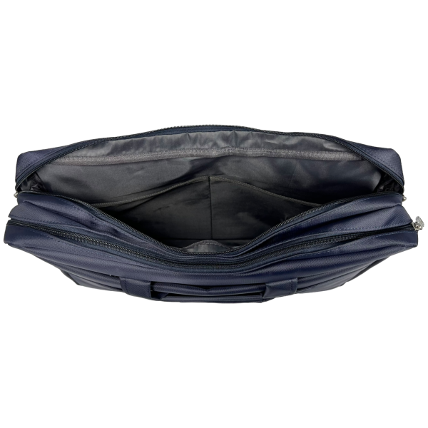 Компактная сумка через плечо на три отделения, цвет синий Компактная сумка через плечо на три отделения, цвет синий