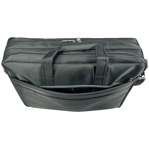 Сумка для ноутбука на три отделения, застежка на молнии, серая Сумка для ноутбука на три отделения, застежка на молнии, серая