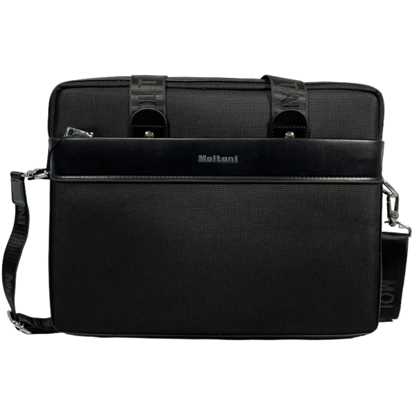 Компактная сумка через плечо на два отделения, цвет черный