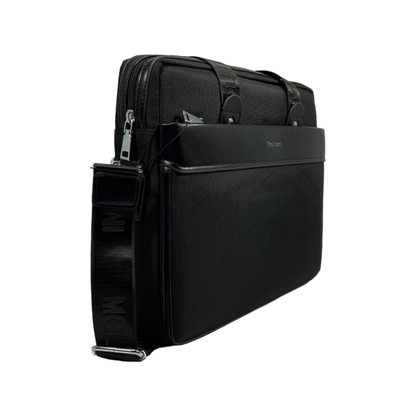 Компактная сумка через плечо на два отделения, цвет черный Компактная сумка через плечо на два отделения, цвет черный