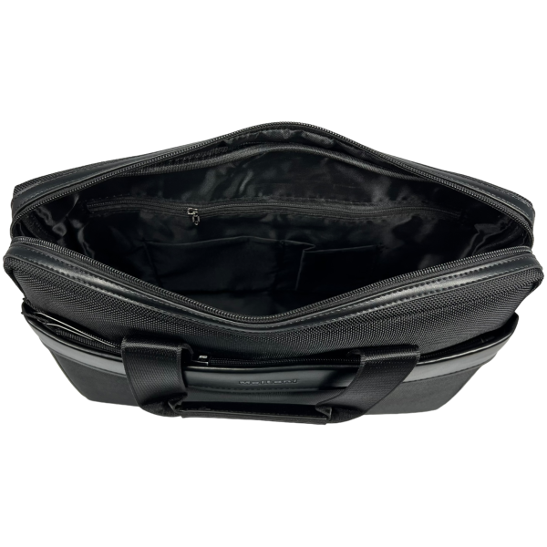 Компактная сумка через плечо на два отделения, цвет черный Компактная сумка через плечо на два отделения, цвет черный