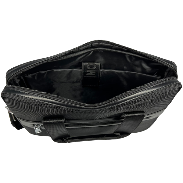 Компактная сумка через плечо на два отделения, цвет черный Компактная сумка через плечо на два отделения, цвет черный