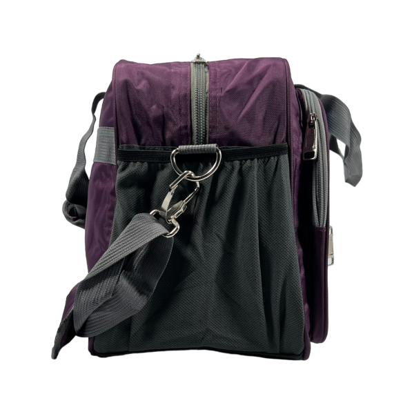 Дорожная сумка на три отделения, 36 л, фиолетовая Дорожная сумка на три отделения, 36 л, фиолетовая