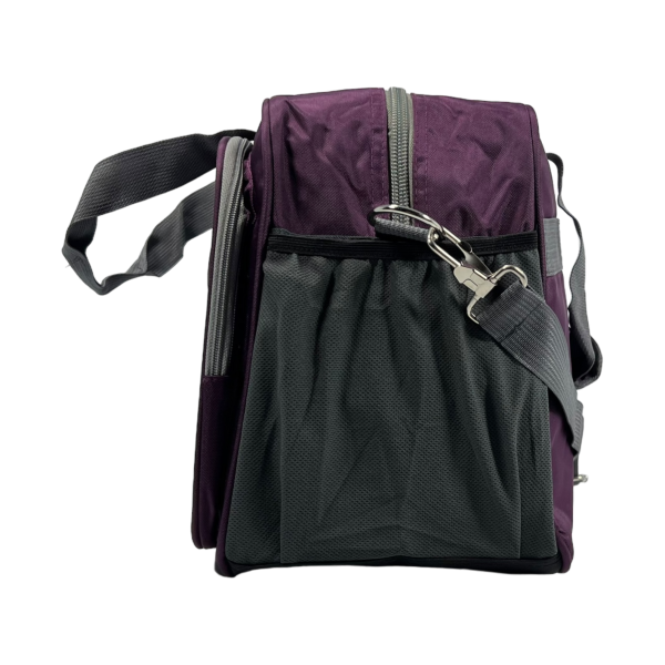Дорожная сумка на три отделения, 36 л, фиолетовая Дорожная сумка на три отделения, 36 л, фиолетовая