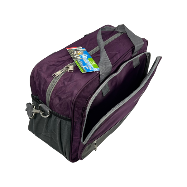 Дорожная сумка на три отделения, 36 л, фиолетовая Дорожная сумка на три отделения, 36 л, фиолетовая