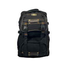 Міський рюкзак, брезентовий, колір чорний, 25 л