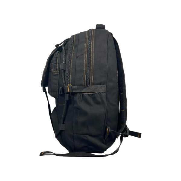 Міський рюкзак, брезентовий, колір чорний, 25 л
