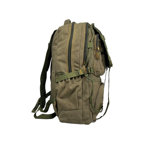Брезентовий міський рюкзак, кольору хакі, на 25 л Брезентовий міський рюкзак, кольору хакі, на 25 л