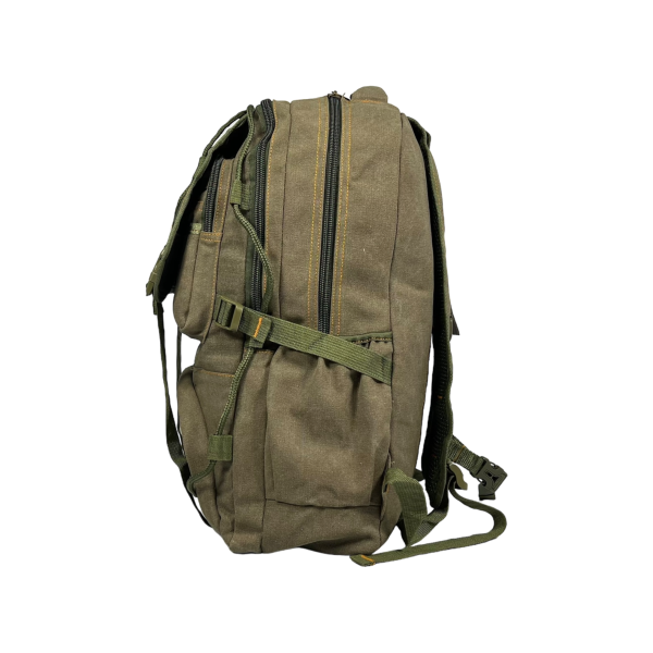Брезентовий міський рюкзак, кольору хакі, на 25 л Брезентовий міський рюкзак, кольору хакі, на 25 л