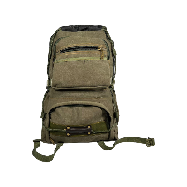 Брезентовий міський рюкзак, кольору хакі, на 25 л Брезентовий міський рюкзак, кольору хакі, на 25 л