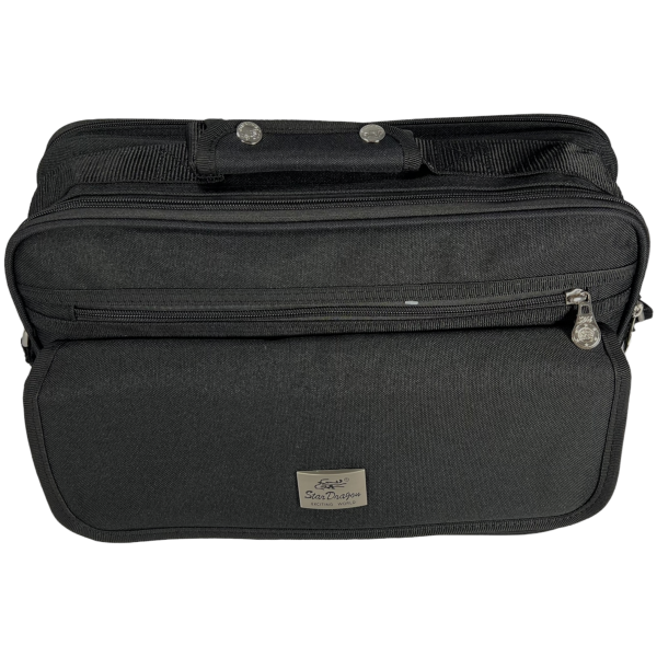 Сумка через плечо на 6 отделений, стильная, элегантная, 18 л, черная Сумка через плечо на 6 отделений, стильная, элегантная, 18 л, черная