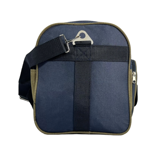 Дорожня сумка на шість відділеннь, 40 л, синя з зеленим