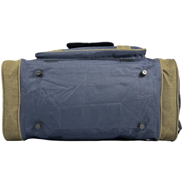 Дорожня сумка на шість відділеннь, 40 л, синя з зеленим