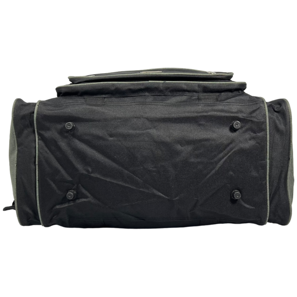 Дорожная сумка на шесть отделений, 45 л, черная с серым
