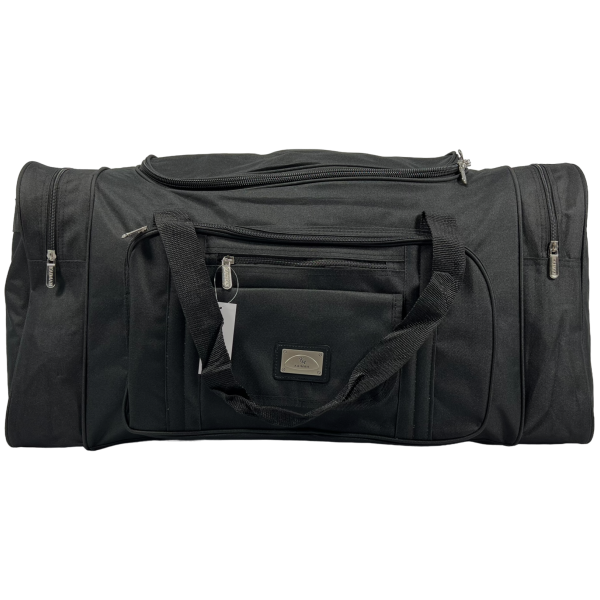 Дорожная сумка на шесть отделений, 80 л, черная