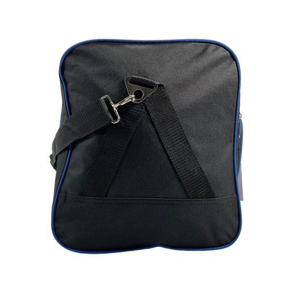 Дорожная сумка на пять отделений, 85 л, черная с синим