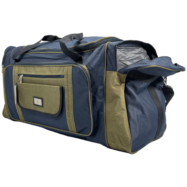 Дорожная сумка на шесть отделений 115 л, синяя с зеленым