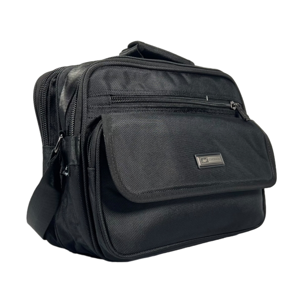 Сумка через плечо на четыре отделения, 17 л, дополнительные ручки для переноса, черная Сумка через плечо на четыре отделения, 17 л, дополнительные ручки для переноса, черная