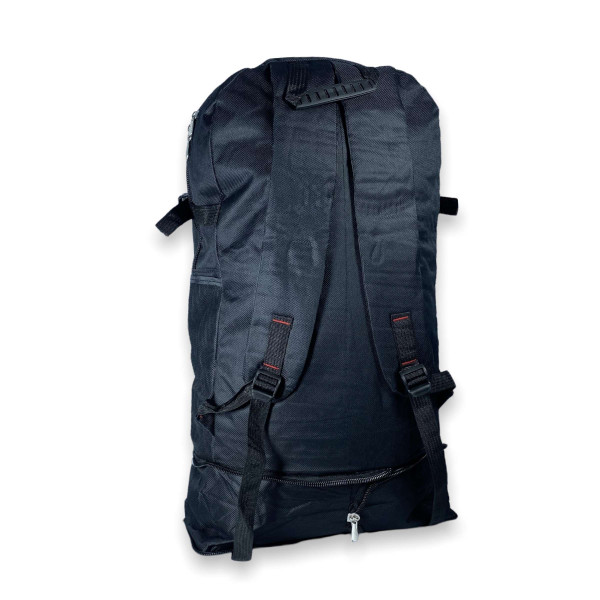 Туристичний рюкзак, універсальний, 35 л, з розширенням, один відділ, чорний