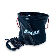 Ведро рыболовное мягкое, для замешивания, для хранения рыбы, черное