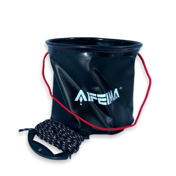 Ведро рыболовное мягкое, для замешивания, для хранения рыбы, черное Ведро рыболовное мягкое, для замешивания, для хранения рыбы, черное