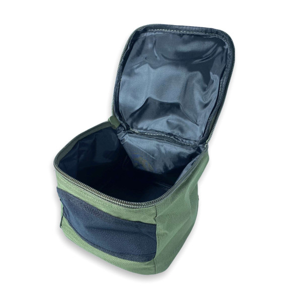 Сумка для катушек WEIDA, 21086, одно отделение, размер: 19*19*15 см, зеленая Сумка для катушек WEIDA, 21086, одно отделение, размер: 19*19*15 см, зеленая