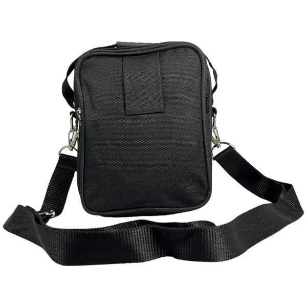 Функцональна сумка через плече на п'ять відділень, фронтальні кишені, 2 л, чорна Функцональна сумка через плече на п'ять відділень, фронтальні кишені, 2 л, чорна