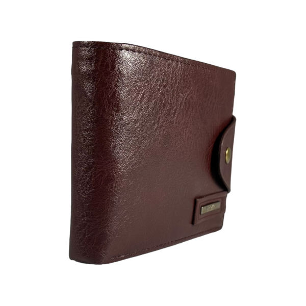 Мужской кошелек с монетницей, коричневый