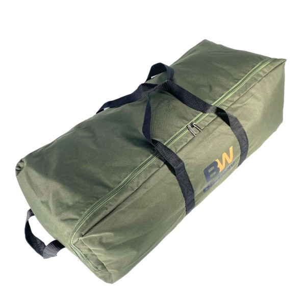 Сумка дорожная баул BagWay 105л одно отделение крепкие ручки размер: 90*38*30 см зеленая