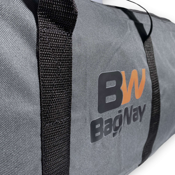 Сумка дорожная баул BagWay 105л одно отделение крепкие ручки размер: 90*38*30 см серая