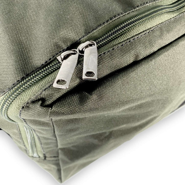 Сумка дорожная баул BagWay 55л одно отделение крепкие ручки размер: 70*30*25 см зеленая