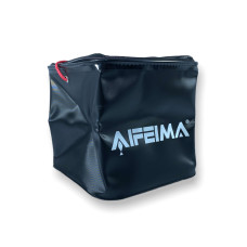 Ведро рыболовное мягкое, для затворения, квадратное, черное