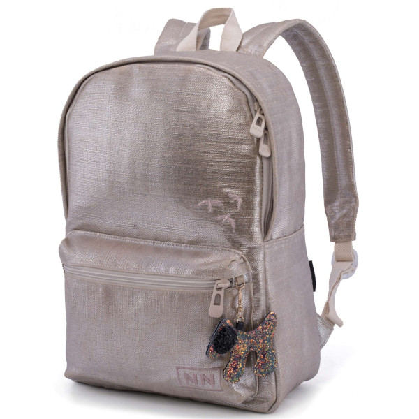 Городской рюкзак для девочки на два отделения, 15 л серый