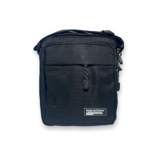 Мужская сумка на одно отделение кармана, черная