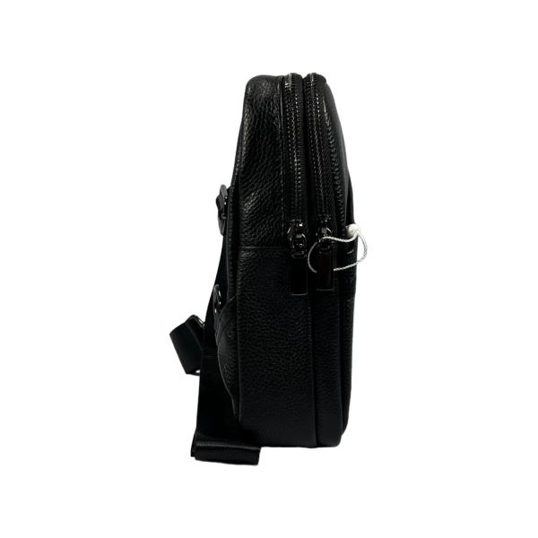 Стильная сумка-слинг на три отделения, двухточечный ремень, черная Стильная сумка-слинг на три отделения, двухточечный ремень, черная