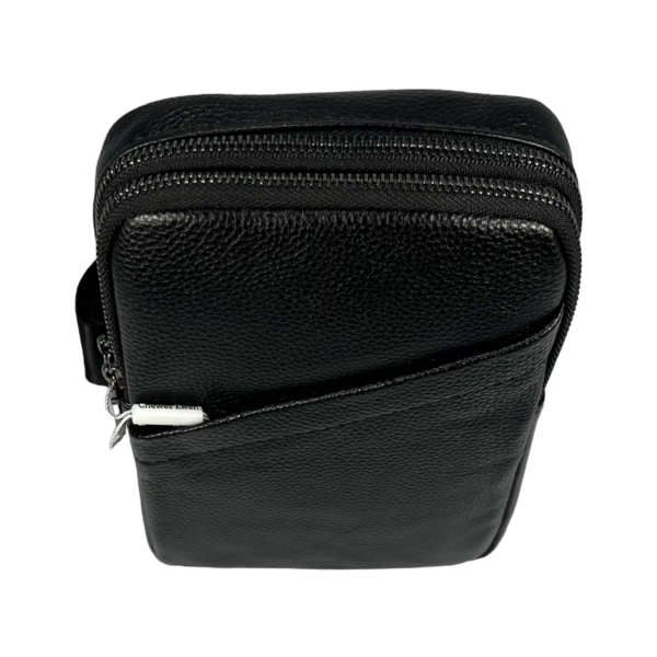 Стильная сумка-слинг на три отделения, двухточечный ремень, черная Стильная сумка-слинг на три отделения, двухточечный ремень, черная