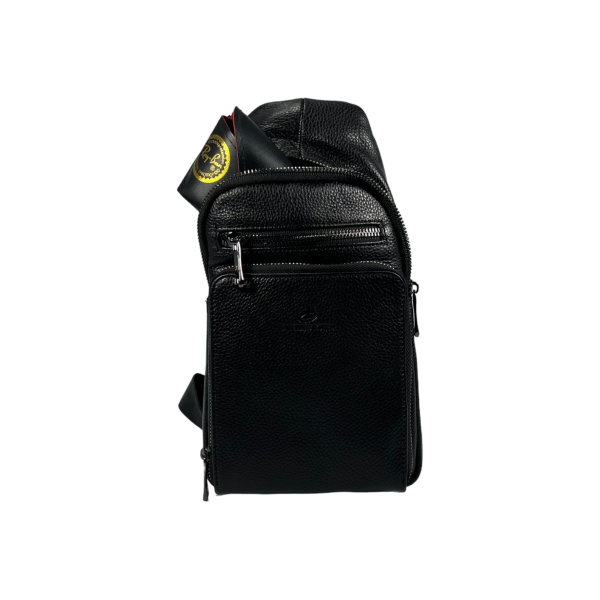 Сумка-слинг на три отделения, черного цвета, 4 л Сумка-слинг на три отделения, черного цвета, 4 л