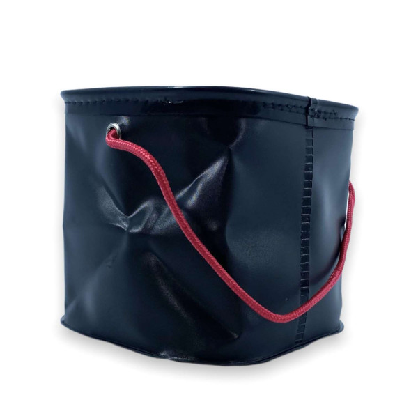 Ведро рыболовное мягкое на 20 литров, для замешивания, для хранения рыбы, черное Ведро рыболовное мягкое на 20 литров, для замешивания, для хранения рыбы, черное