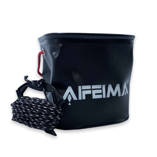 Ведро рыболовное мягкое на 20 литров, для замешивания, для хранения рыбы, черное Ведро рыболовное мягкое на 20 литров, для замешивания, для хранения рыбы, черное